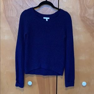 Navy Blue Knit Sweater